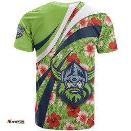 Canberra Raiders Polo Hibiscus Sport Style - NRL