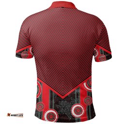 ST.George Dragons Polo Shirt Aboriginal