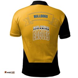 Canterbury-Bankstown Bulldogs Polo Shirt Flame Ball - NRL