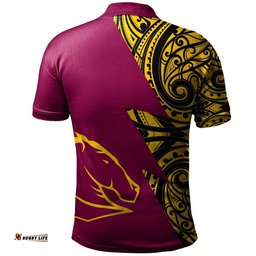 Brisbane Broncos Polo Shirt Maori Original- NRL