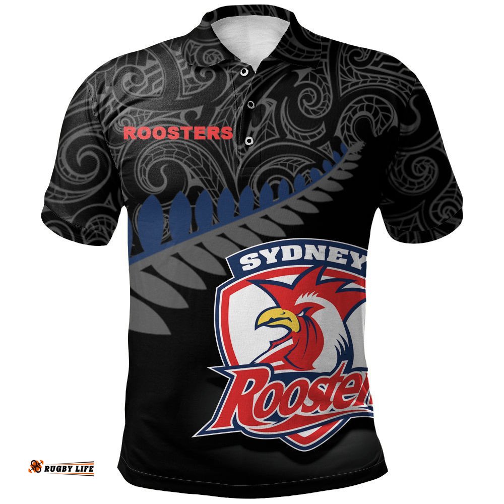Sydney Roosters Polo Shirt Rugby Maori - NRL