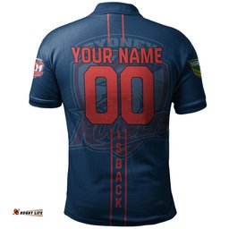Sydney Roosters Polo Shirt Personalized Rugby For Fan - NRL