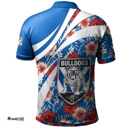 Canterbury-Bankstown Bulldogs Polo Hibiscus Sport Style - NRL