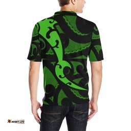 Maori Green Mangopare Polo Shirt