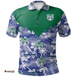 New Zealand Warriors Polo Shirt Tropical Seamless - NRL