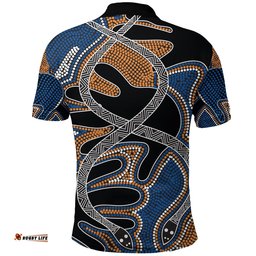 Custom Personalised Parramatta Polo Shirt Eels Indigenous Version