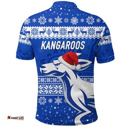 North Melbourne Kangaroos Polo Shirt Christmas Simple Style