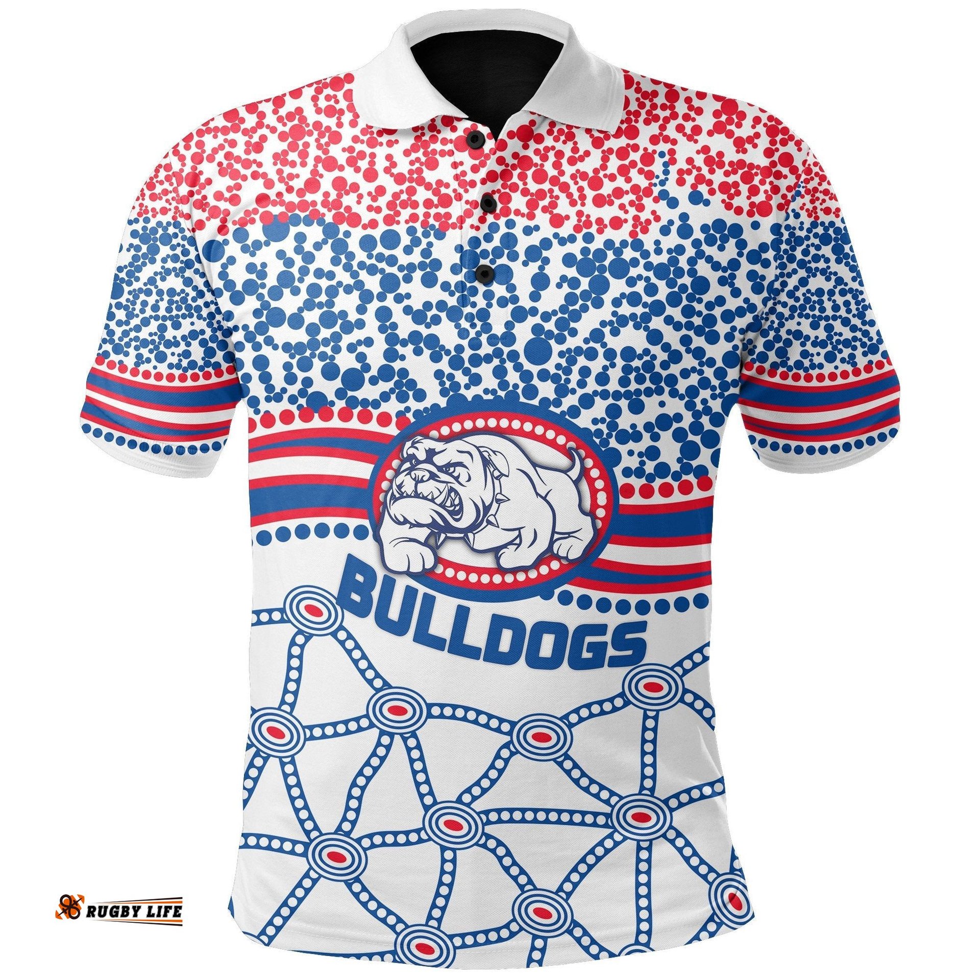 Western Bulldogs Polo Shirt Indigenous