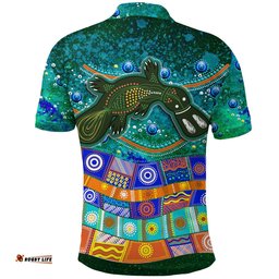 Aboriginal Platypus Painting Polo Shirt -