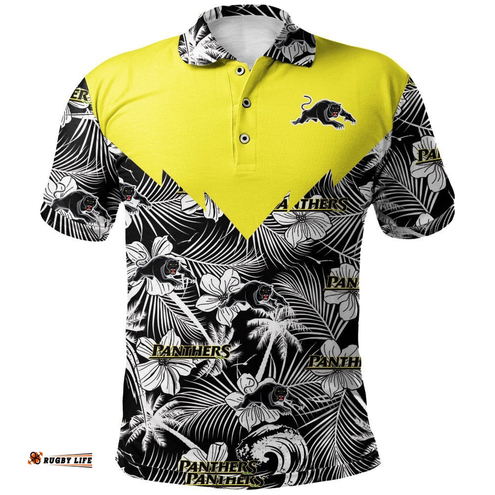 Penrith Panthers Polo Shirt Tropical Seamless - NRL