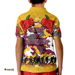 Anzac Day Polo Shirt Broncos Army Style No.1