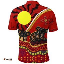 Aboriginal Koala Painting Polo Shirt -