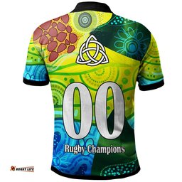 Raiders Rugby Polo Shirt - Custom Vikings Pride with Aboriginal Dot Painting Style Player And Number Polo Shirt