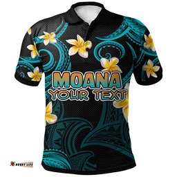 Pasifika Rugby Polo Shirt - Custom Polynesian Pasifika Polo Shirt RLT13