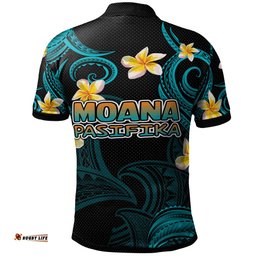 Pasifika Rugby Polo Shirt - Custom Polynesian Pasifika Polo Shirt RLT13
