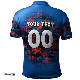 Newcastle Knights Polo Shirt Camouflage Vintage  - NRL