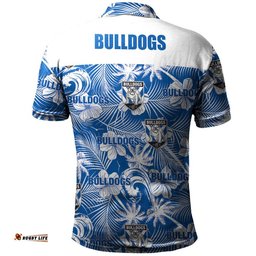 Canterbury-Bankstown Bulldogs Polo Shirt Tropical Seamless - NRL