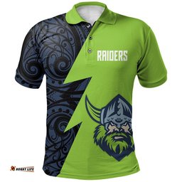 Canberra Raiders Polo Shirt Maori Original- NRL