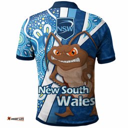 New South Wales Rugby League Team Polo Shirt - Custom New South Wales Blues Sport State Of Origin Polo Shirt