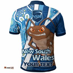 New South Wales Rugby League Team Polo Shirt - Custom New South Wales Blues Sport State Of Origin Polo Shirt