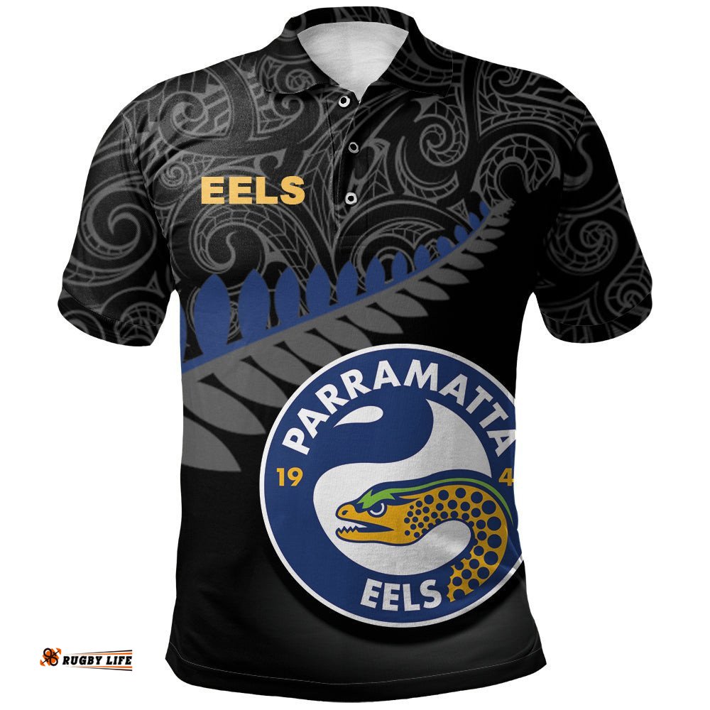Parramatta Eels Polo Shirt Rugby Maori - NRL