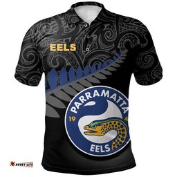 Parramatta Eels Polo Shirt Rugby Maori - NRL