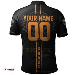 Wests Tigers Polo Shirt Personalized Rugby For Fan - NRL