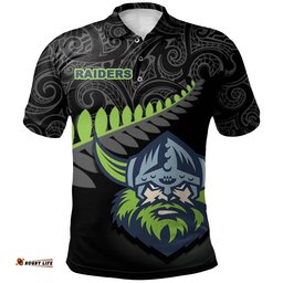 Canberra Raiders Polo Shirt Rugby Maori - NRL