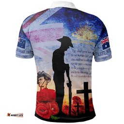 Custom Anzac Polo Shirts - Anzac Lest We Forget The Australian Army