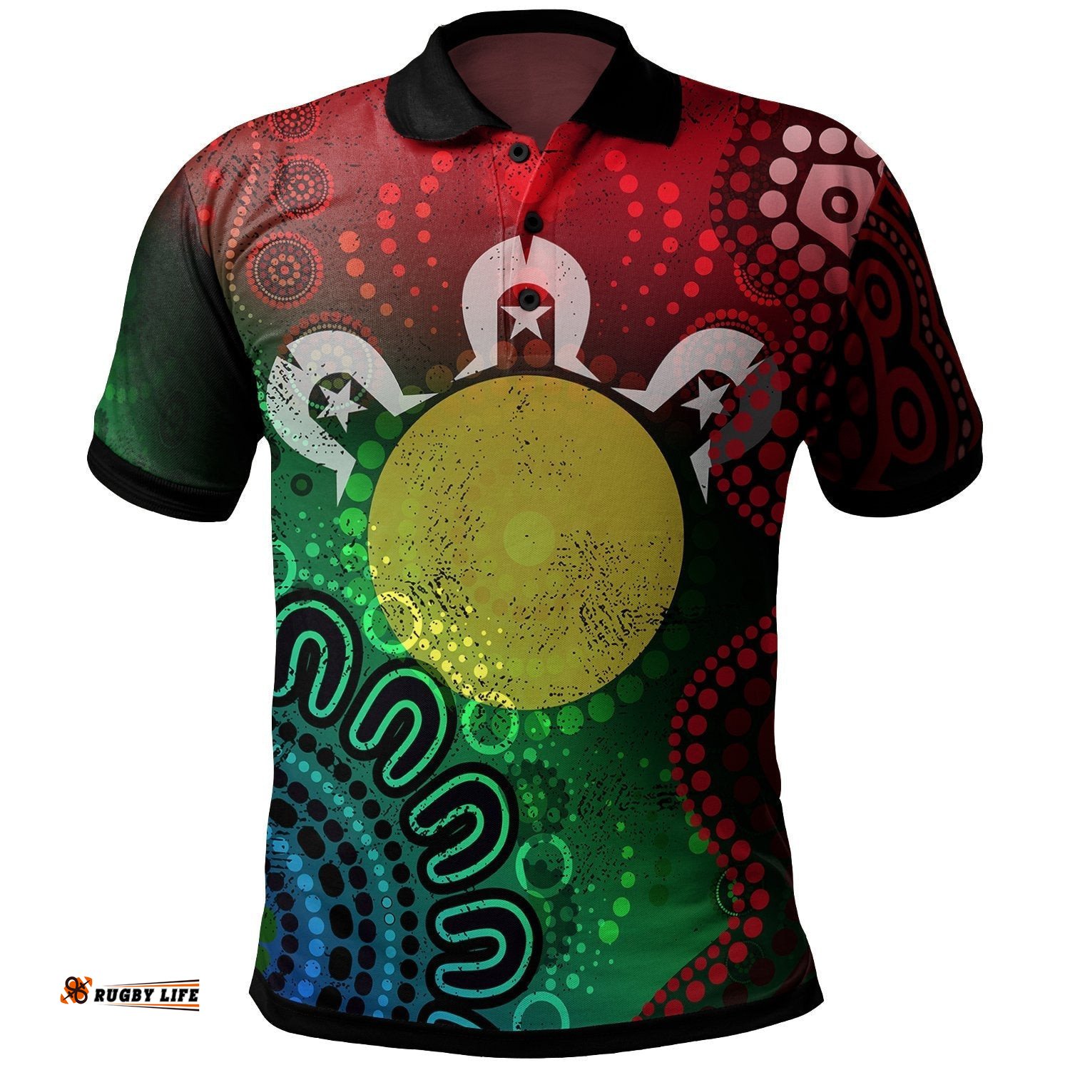 Naidoc Week Polo Shirt- Inspiration Of Indigenous Art