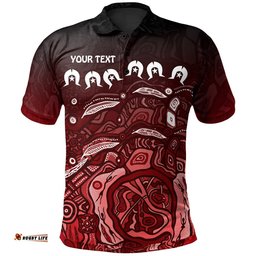 Custom Torres Strait Islands Polo Shirt - Red