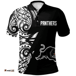 Penrith Panthers Polo Shirt Maori Original- NRL