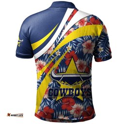 North Queensland Cowboys Polo Hibiscus Sport Style - NRL