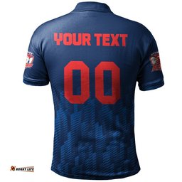 Sydney Roosters Polo Shirt Logo Sport Ombre - NRL
