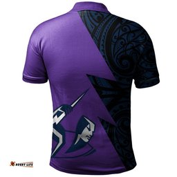 Melbourne Storm Polo Shirt Maori Original- NRL