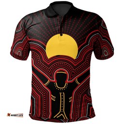 Aboriginal Polo Shirt - The Sun Always Shines