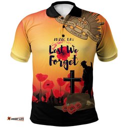 Anzac Day Polo Shirt - Lest We Forget