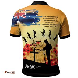 Anzac Day Polo Shirt - Lest We Forget