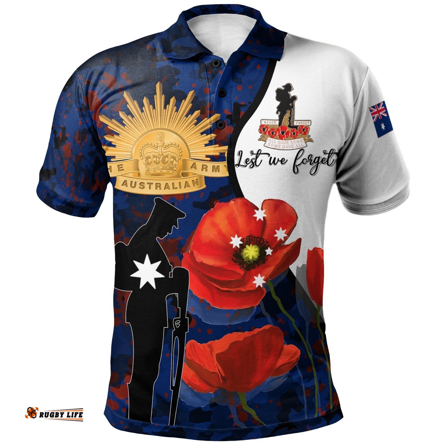 Anzac Day Polo Shirt - Lest we forget