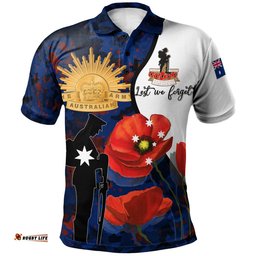 Anzac Day Polo Shirt - Lest we forget