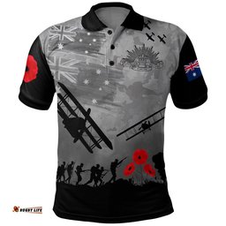 Anzac Polo Shirt - Lest We Forget