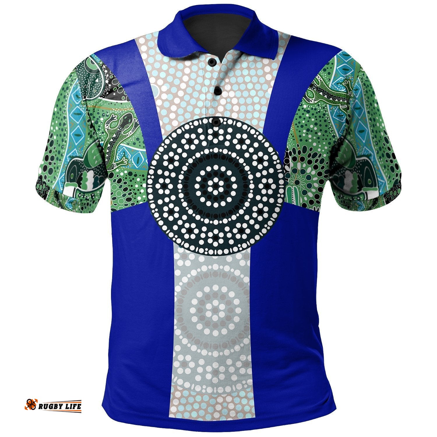 Polo Shirt - Flag of Torres Strait Islander