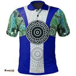 Polo Shirt - Flag of Torres Strait Islander