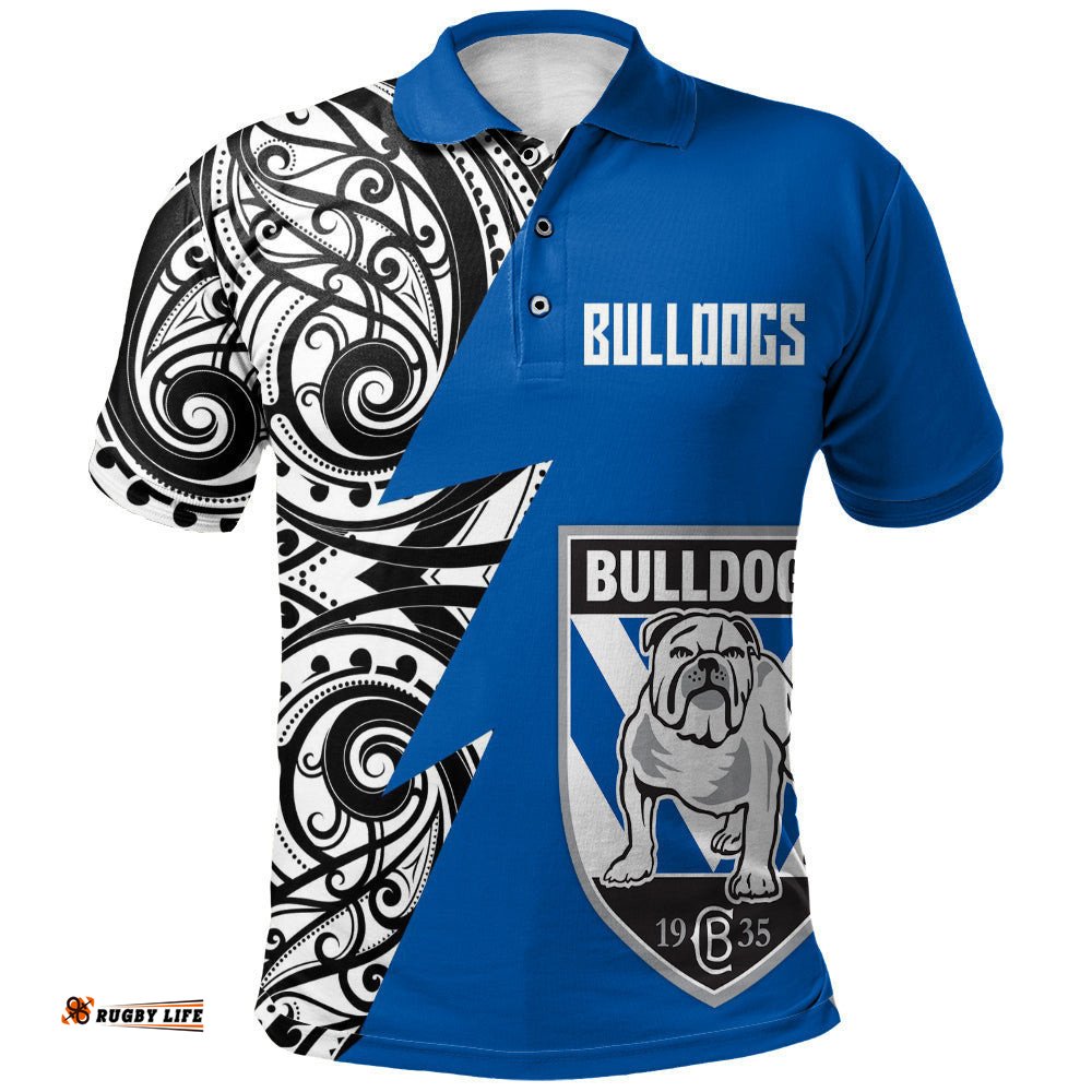 Canterbury-Bankstown Bulldogs Polo Shirt Maori Original- NRL