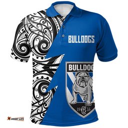 Canterbury-Bankstown Bulldogs Polo Shirt Maori Original- NRL
