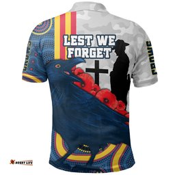 Adelaide Polo Shirt Special Crows Anzac Day