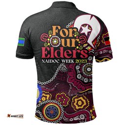 Broncos Rugby Polo Shirt NAIDOC 2023 Patterns Amazing Aussie