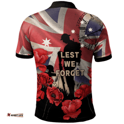 Anzac Polo Shirts - A Day We Will Never Forget