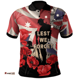 Anzac Polo Shirts - A Day We Will Never Forget