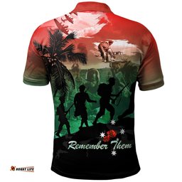 Anzac Polo Shirt - They Gave Their Today For Your Tomorrow